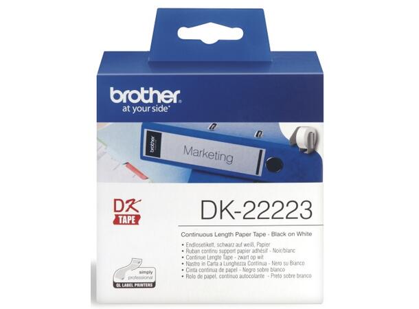 Etikett BROTHER DK22223 pap 50mmx30,48m 